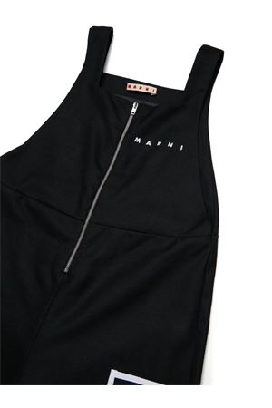 tuta in poliestere nero MARNI KIDS | M01490M00W30M900